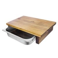 PRKÉNKO BAMBUS 42X29 CM+ZÁSOBNÍK NEREZ