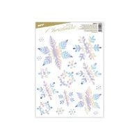 CHRISTMAS WINDOW FILM HOLOGRAM 30X42CM