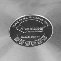 STAINLESS STEEL POT DALIE 10.6 L WITH GLASS LID