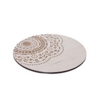 PODTÁCEK MANDALA DŘEVO 12 CM 1 KS