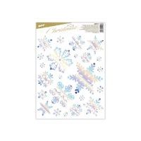 CHRISTMAS WINDOW FILM HOLOGRAM 30X42CM