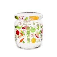 FRUIT JAR WITH LID 0.425 L