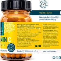 VITAMIN C - 120 CAPSULES