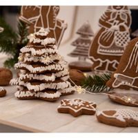 NEREZOVÁ REZAČKA BETLÉM SADA 7 KS + PAPIEROVÁ POSTIEĽKA