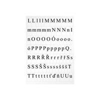 ALPHABET PRINT SET ABECEDA 1050112 (4 SHEETS)
