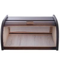 BREAD BOX WOOD 38,5X29X18 CM AMALIE BROWN