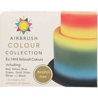 AIRBRUSH COLOUR COLLECTION ALCOHOL FREE 8X14ML