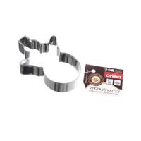 LARGE STAINLESS STEEL SNOWMAN COOKIE CUTTER