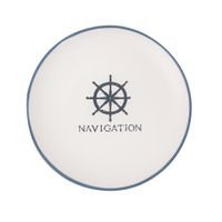 CERAMIC DESSERT PLATE SEA, 19.5 CM