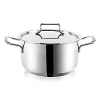 PROFI ANNET STAINLESS STEEL POT SET - 12 PIECES