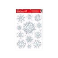 CHRISTMAS WINDOW FILM GLITTER VA011 20X30CM