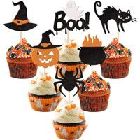 HALLOWEEN MUFFIN TOPPERS 36PCS - CAKESICQ