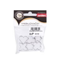 STAINLESS STEEL COOKIE CUTTERS SET OF 6 SMALL