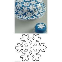 PATCHWORK VYTLAČOVAČ VELKÁ SNĚHOVÁ VLOČKA - LARGE SNOWFLAKE