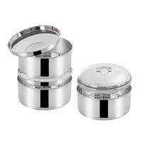 JÍDLONOSIČ NEREZOVÝ 3X1,3 L S VÍKOM