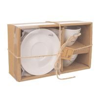 HRNČEK KERAMICKÝ + TANIERIK ANGEL 0,09 L 2 KS