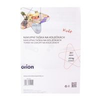 TAŠKA NÁKUPNÍ NA KOLEČKÁCH KVĚT