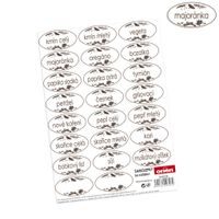 NÁLEPKY NA NÁDOBY S KORENÍM, OVÁLNE