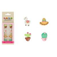 SUGAR DECORATIONS ALPACA SET - 8 PCS