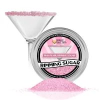 RUŽOVÝ CUKOR NA OKRAJE KOKTAILOV - PINK PEARL COCKTAIL RIMMING SUGAR - 113 G