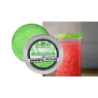 ZELENÝ CUKOR NA OKRAJE KOKTAILOV - GREEN COCKTAIL RIMMING SUGAR - 113 G