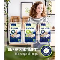 HYPOALLERGENIC GLYCERINE SOAP WITH SHEA BUTTER WITHOUT SULPHATES - 1 KG