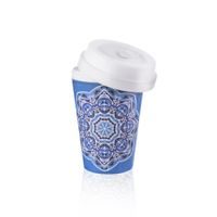 HRNČEK TERMO PLASTOVÝ 0,3 L MANDALA