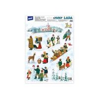CHRISTMAS WINDOW FILM STICKERS – JOSEF LADA VA019 30×42 CM (8885838)
