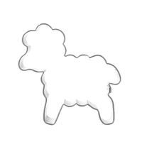 SHEEP PUNCH - 5X4,5 CM