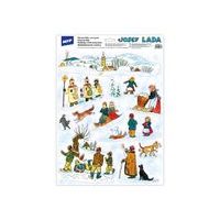 CHRISTMAS WINDOW FILM STICKERS – JOSEF LADA VA019 30×42 CM (8885838)