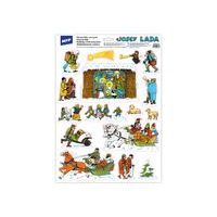 CHRISTMAS WINDOW FILM STICKERS – JOSEF LADA VA019 30×42 CM (8885838)