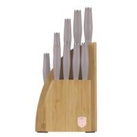 BERLINGERHAUS SADA NOŽOV SO STOJANOM BAMBOO 10 KS TAUPE COLLECTION BH-3122