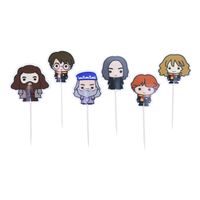 HARRY POTTER MUFFIN AND CAKE TOPPERS - 6 PCS