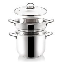 ANETT STAINLESS STEEL PASTA POT 6 L, 3 PIECES