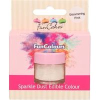 EDIBLE POWDER COLOUR SPARKLE DUST - SHIMMERING PINK