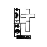 PATCHWORK VYTLAČOVAČ VELKÝ KŘÍŽ S ORNAMENTY - LARGE CROSS LACE SET