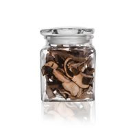 SKLENENÁ DÓZA S VÍKOM 0,95 L HRANATÁ