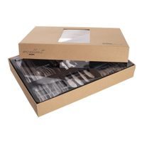 STAINLESS STEEL CUTLERY SET (24 PIECES) - SATIN