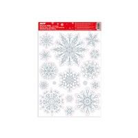 CHRISTMAS WINDOW FILM GLITTER VA011 20X30CM
