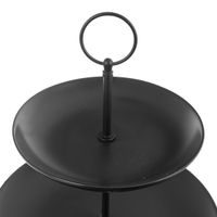 SERVÍROVACÍ STOJAN NA CUKROVÍ A DOBROTY - 3 PATRA - BLACK