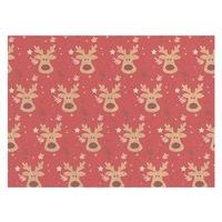 CHRISTMAS WRAPPING PAPER ROLL 200X70 KRAFT MIX NO.4 5811810