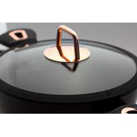 ROASTING PAN WITH LID AND MARBLE SURFACE 28 CM - BLACK ROSE COLLECTION