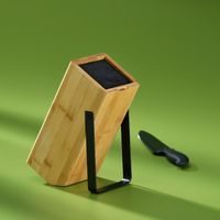 KELA KNIFE BLOCK KIRIL BLACK 24.0X11.0X21.0CM KL-11284