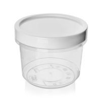 PLASTIC CONTAINER WHITE 0.56 L