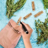 MINI PEGS FOR SPICE BAGS - 12 PCS