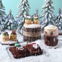 EDIBLE CHRISTMAS SUGAR DECORATIONS - SANTA IS COMING TO TOWN (SET OF 12)