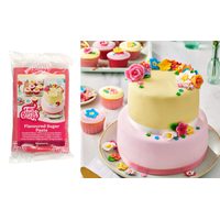 MÁLNA ÍZŰ PIROS FONDANT 250G