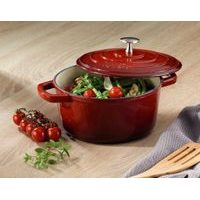 CAST IRON ROASTING DISH WITH LID CALIDO 21 CM