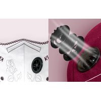 RESPIRATORY PROTECTIVE MASK KN95 WITH EXHALATION VALVE - BURGUNDY