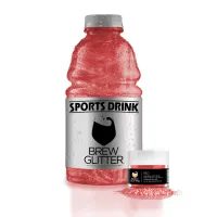 EDIBLE BEVERAGE GLITTER - RED - RED BREW GLITTER® - 4 G
